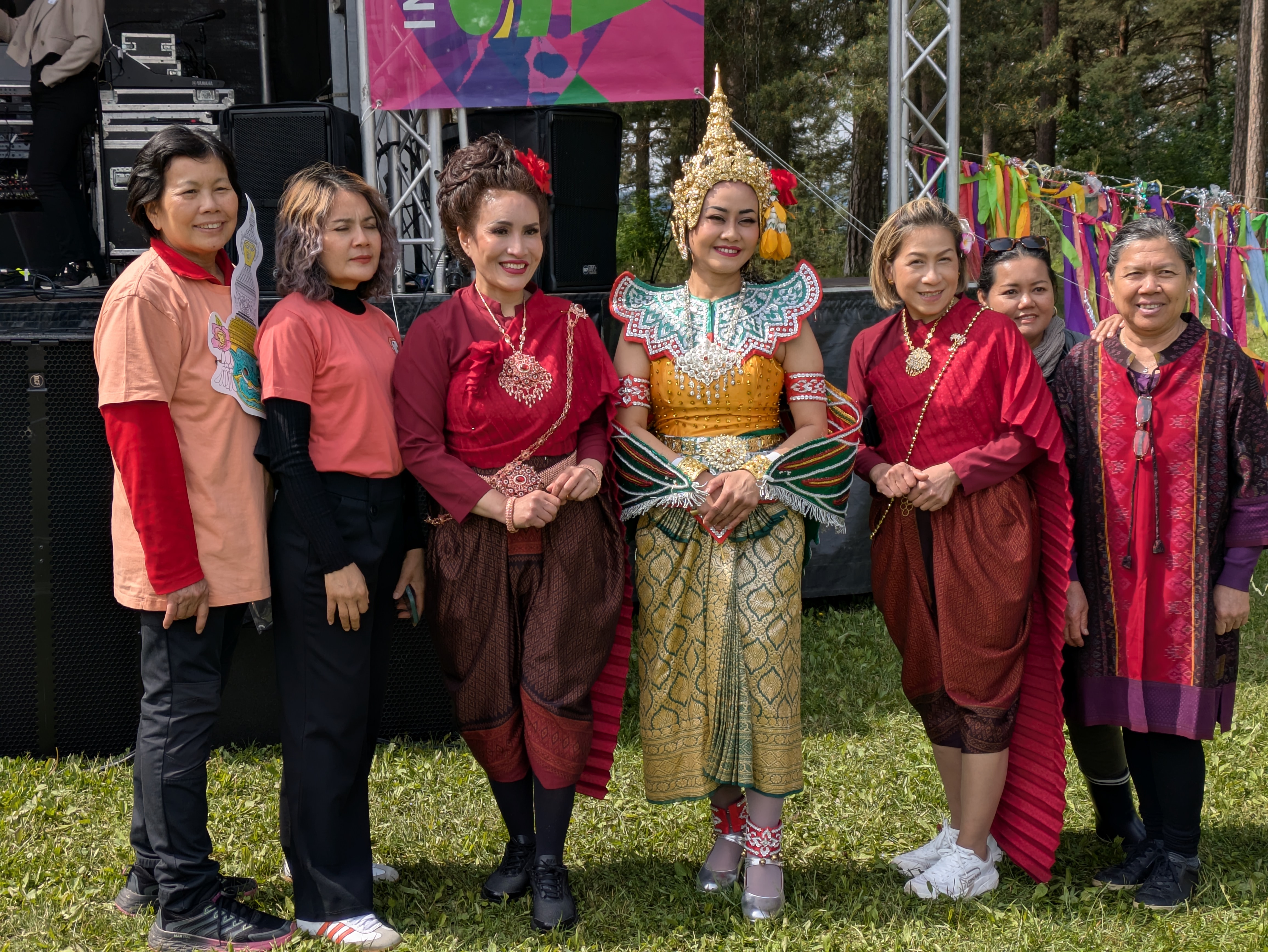 Folk dancers from Thailand